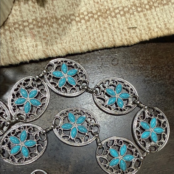 Turquoise Concho belt - Picture 3 of 3